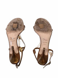 Christian Dior Gold Size 37.5 Shoes