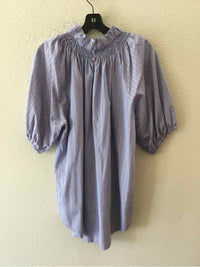 Caryn Lawn Blue Multi Size No Label Shirt