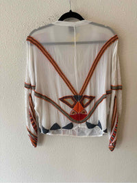 Chloe Oliver White Multi Size S Shirt