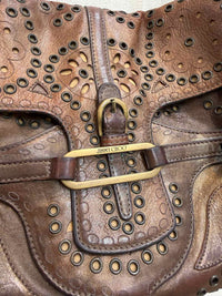 Jimmy Choo Tulita Brown Handbag