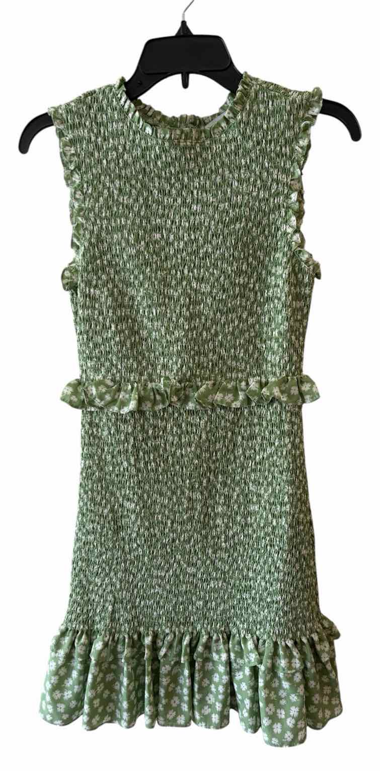 Likely Green and White Size 6 Dress