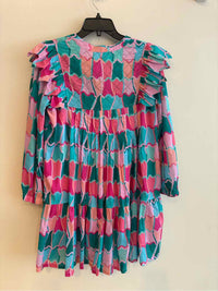 Briton Court Aqua Multi Size L Dress