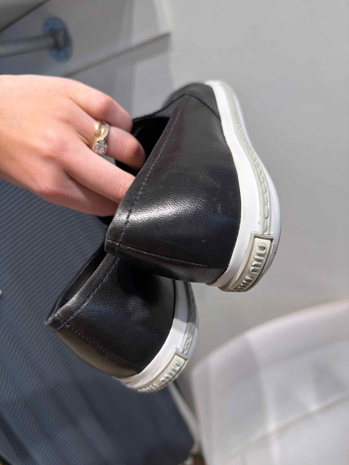 Miu Miu Black and silver Size 35.5 Shoes