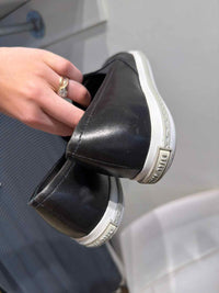 Miu Miu Black and silver Size 35.5 Shoes