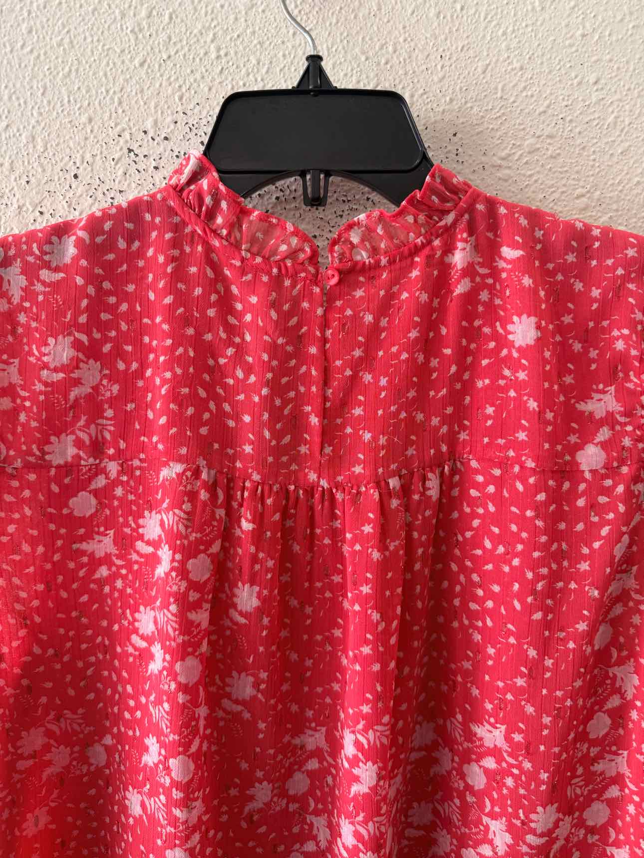 Joie Pink Multi Size L Blouse