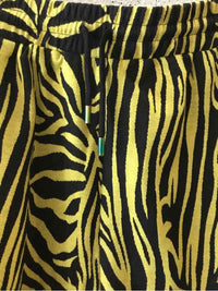 Queen of Sparkles Yellow and Black Size L Shorts