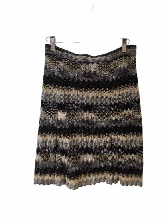 Missoni Black and Gold Size 4 Skirt