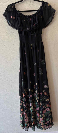 Sachin & Babi Black Multi Size 8 Dress