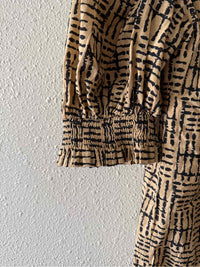 Olivia James Tan and black Size XS Shirt