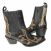 Stetson black and brown Size 9.5 Boots