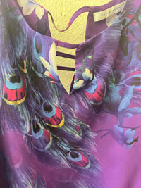 Peter Nygard Purple Multi Size 16 Shirt
