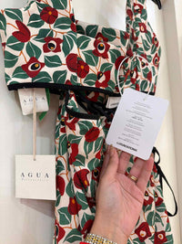 agua bendita Green and red Size M Dress
