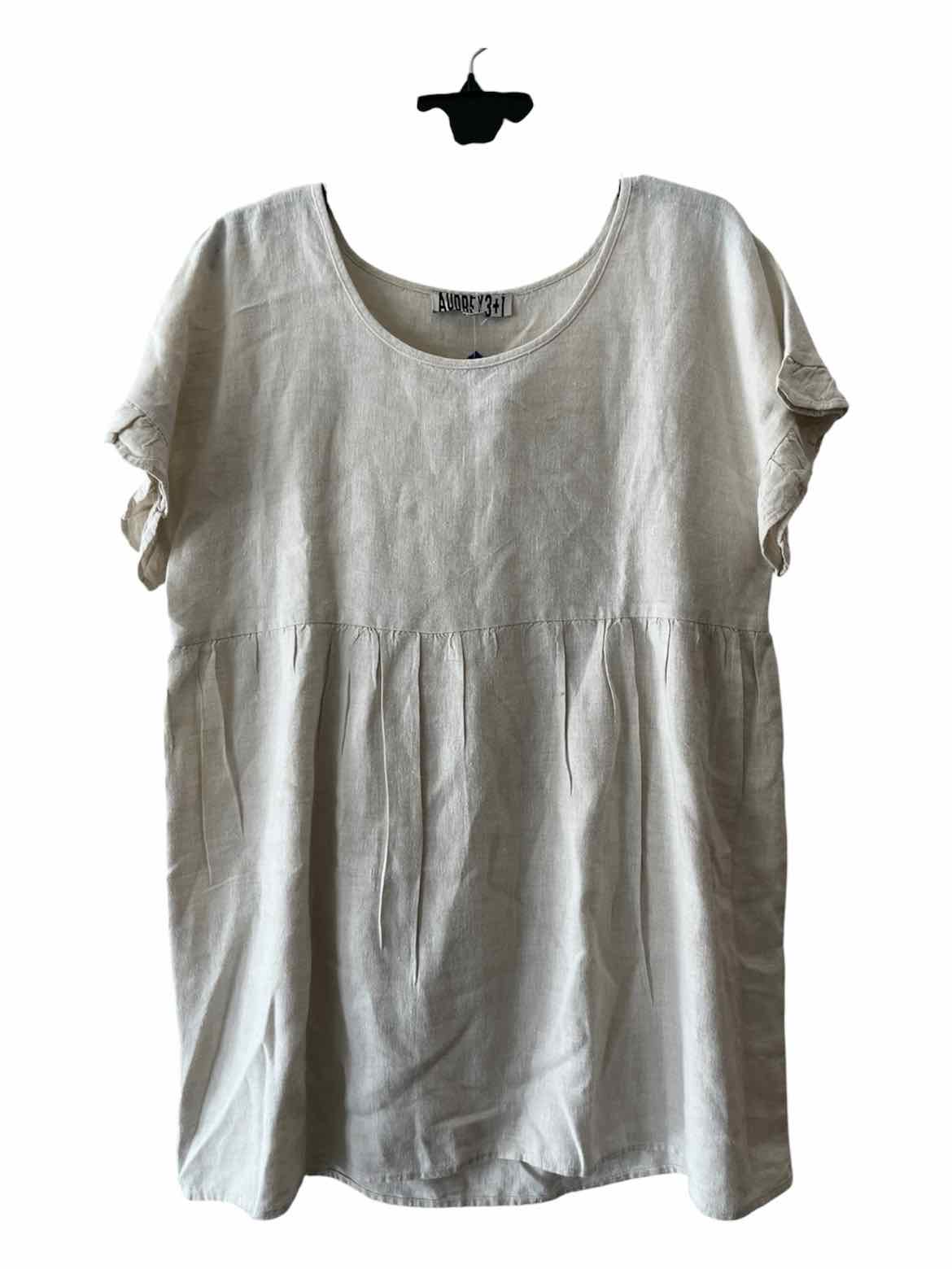 Audrey 3+1 Cream Size L Dress
