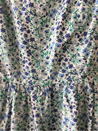 J Crew Factory White and Blue Size 2 Dress