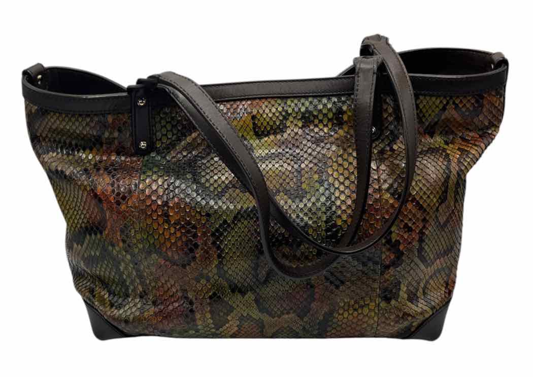 Gucci green and brown Handbag