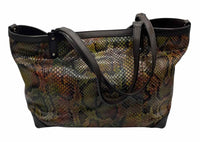 Gucci green and brown Handbag