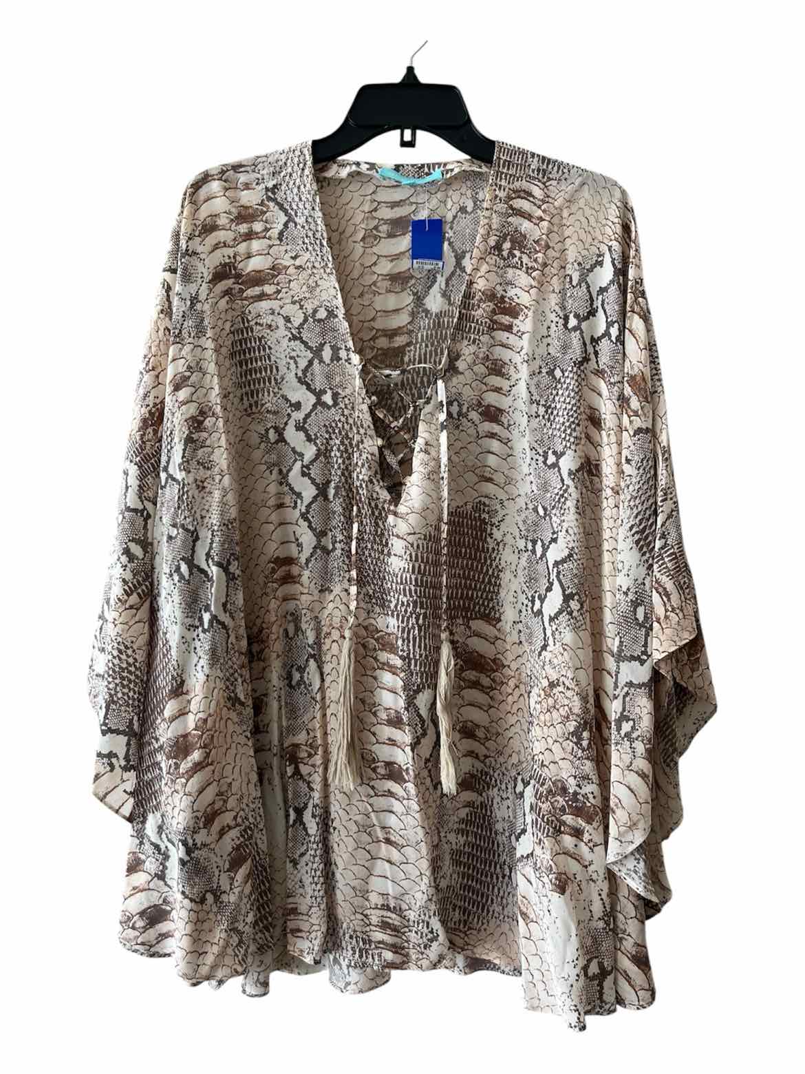 Melissa Odabash Beige Size One Size Shirt