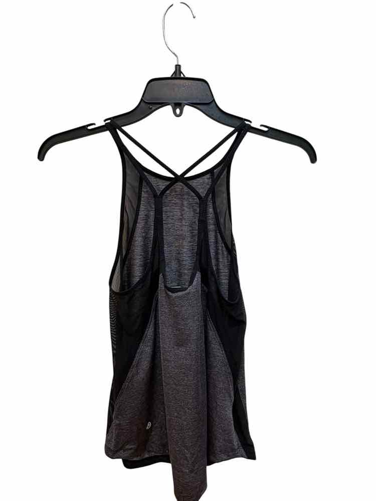 Lululemon Dark Gray Size 2 Tank Top