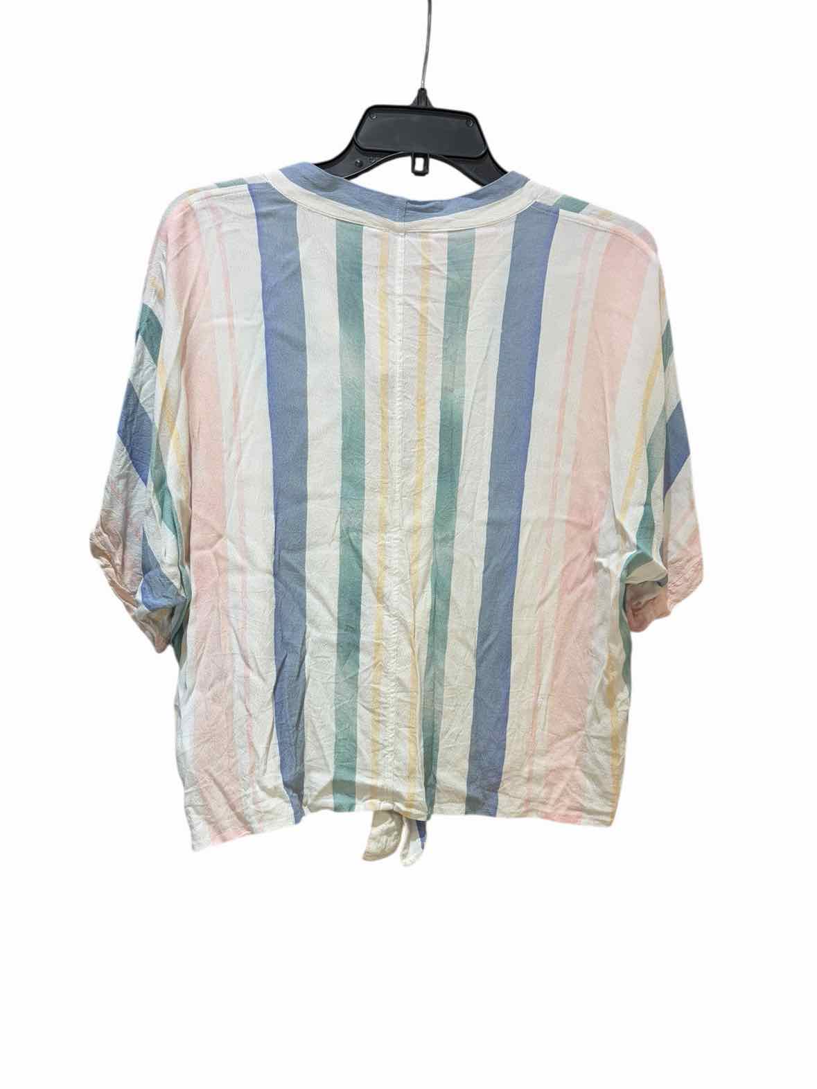 Rails White Multi Size L Blouse