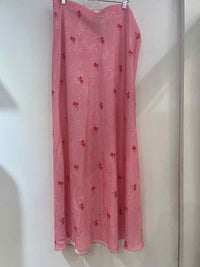 Love Shack Fancy Cherry Pink Size XL Skirt