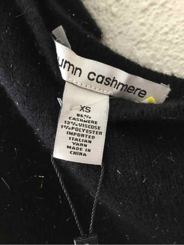 Autumn Cashmere Black and Gold Size XS Tank Top