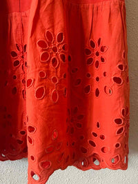 J Crew Red Orange Size S Dress