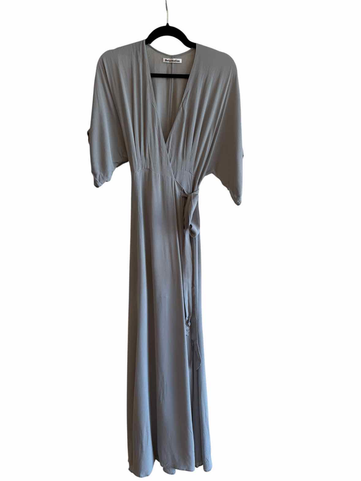Reformation dusty blue Size S Dress – Swap Boutique