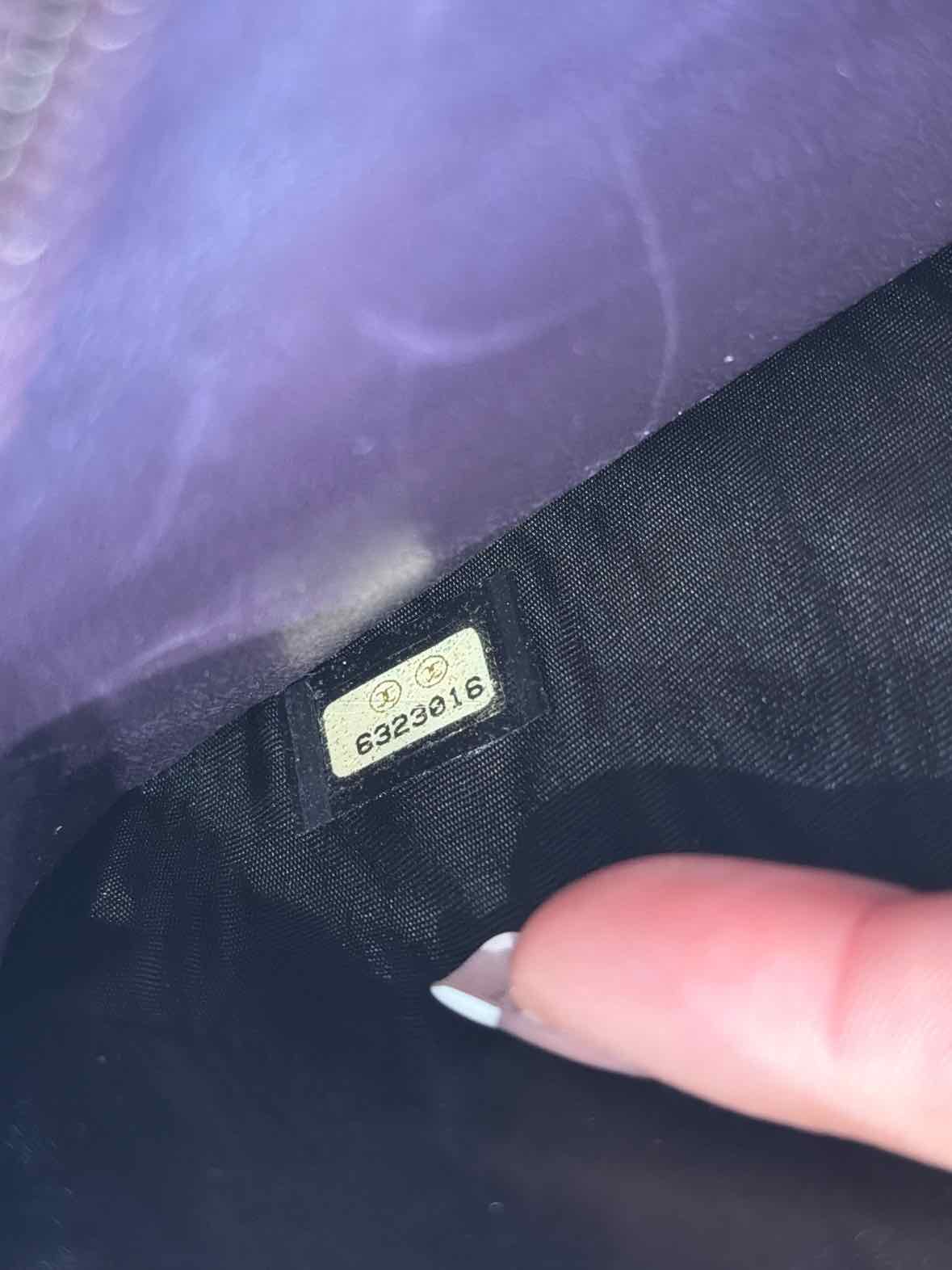 Chanel Timeless CC Wallet on Chain Purple Handbag