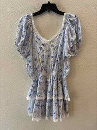 Sky to Moon White Multi Size M Tunic
