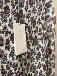 Veronica Beard White Multi Size 8 Shirt