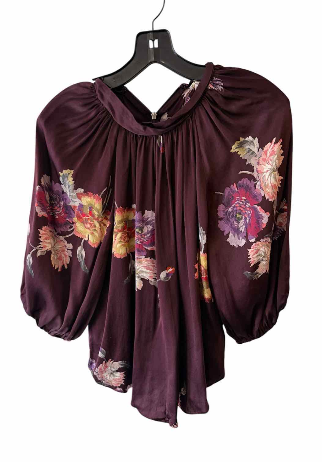 Rebecca Taylor Plum multi Size 0 Shirt