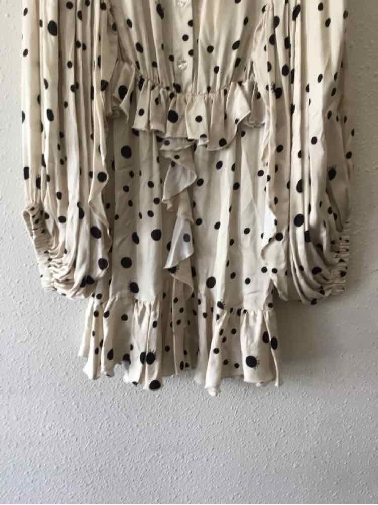 5 Progress Cream and Black Size XS Dress
