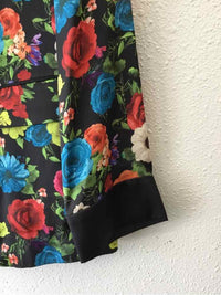 alice + olivia Black Multi Size S Blazer