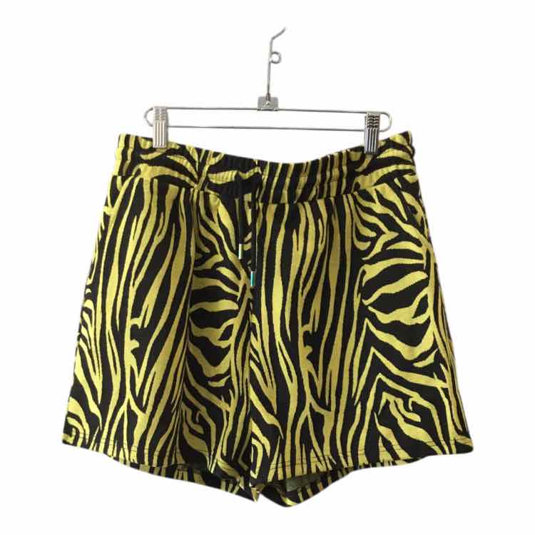 Queen of Sparkles Yellow and Black Size L Shorts