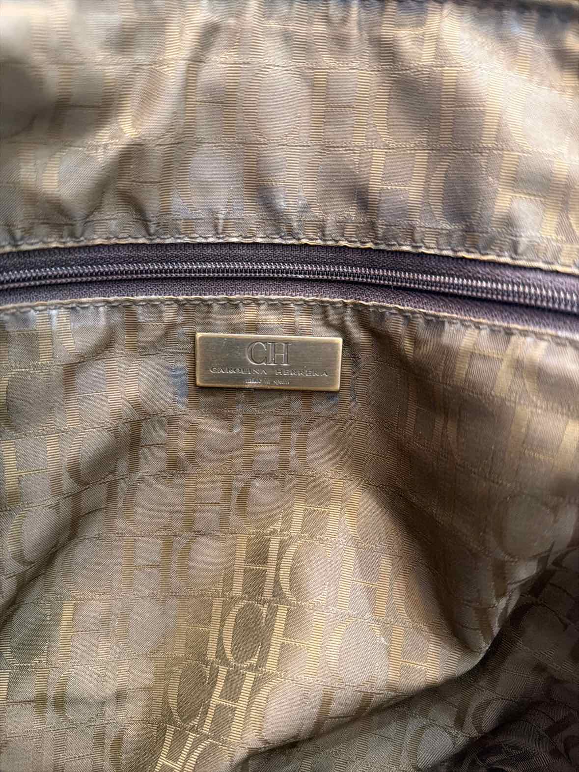Carolina Herrera Dark Brown Handbag