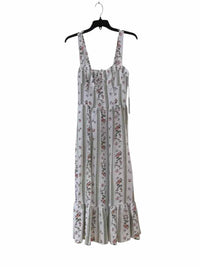 Reformation White and Green Size 4 Dress