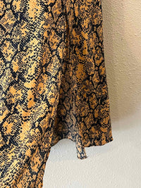 BCBGMax Azria Orange and Navy Size 0 Skirt