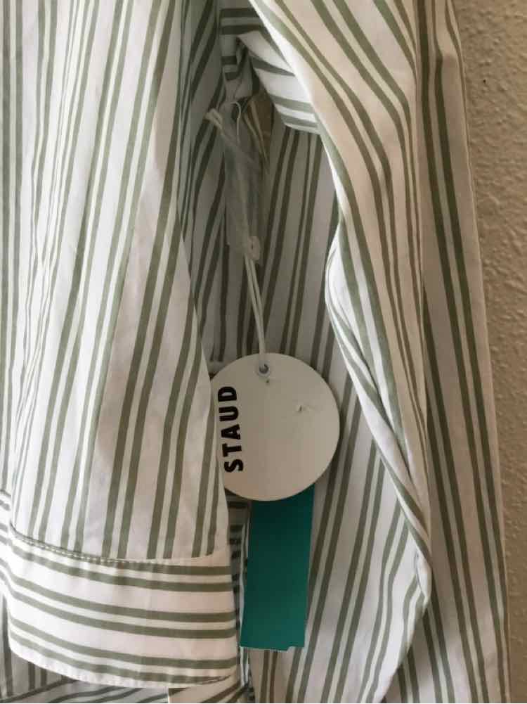 STAUD Green and White Size M Shirt