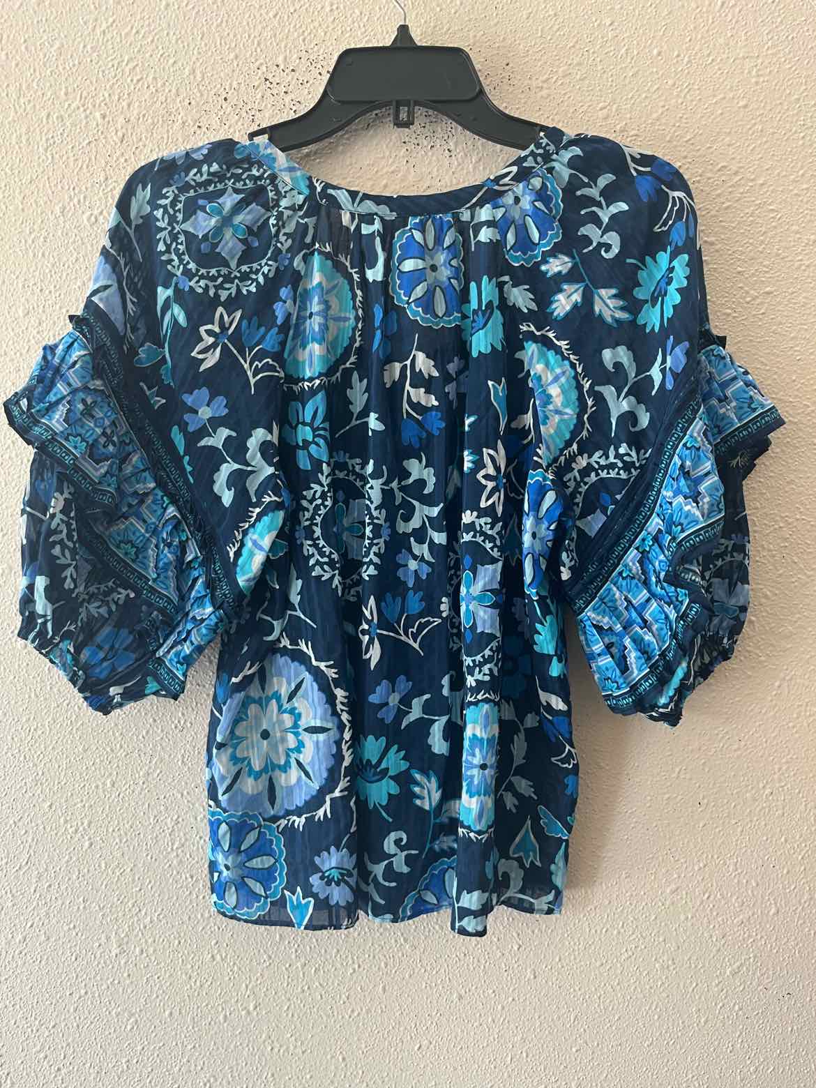 Ramy Brook Blue Multi Size XS Shirt