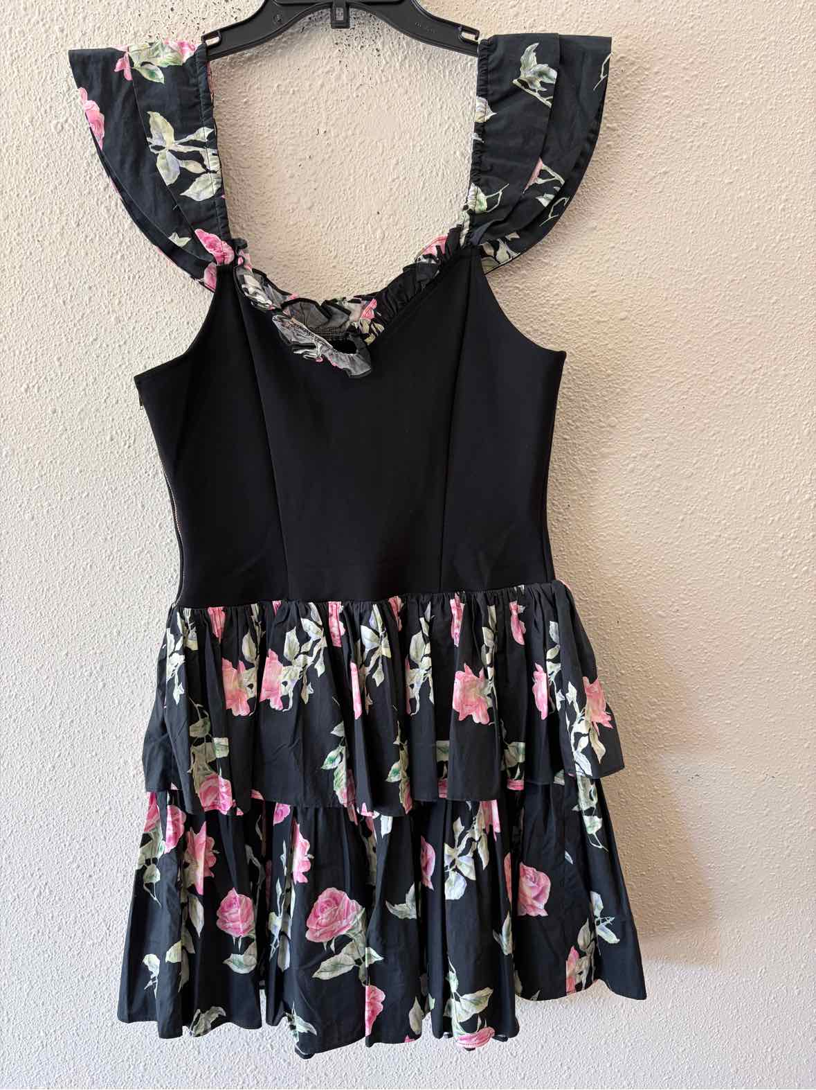 LoveShackFancy Black Multi Size 6 Dress