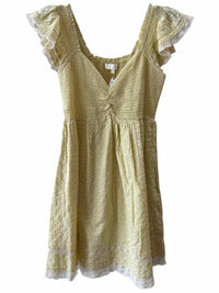 Love Shack Fancy Butter Yellow Size S Dress