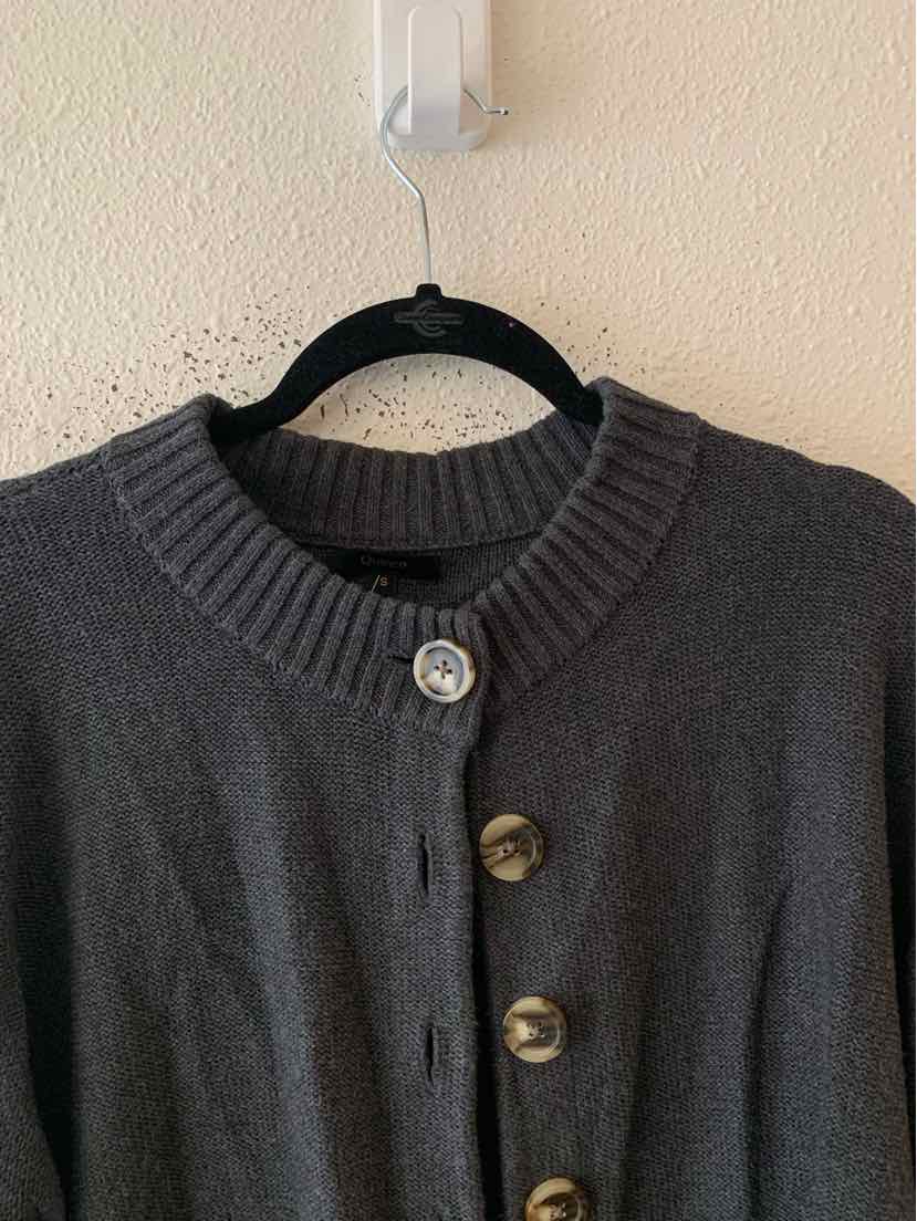 Quince Dark Gray Size S Cardigan