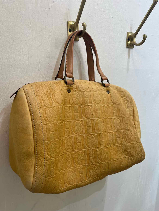 Carolina Herrera Andy 7 Yellow Handbag