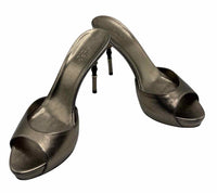 Gucci Pewter Size 36.5 Shoes