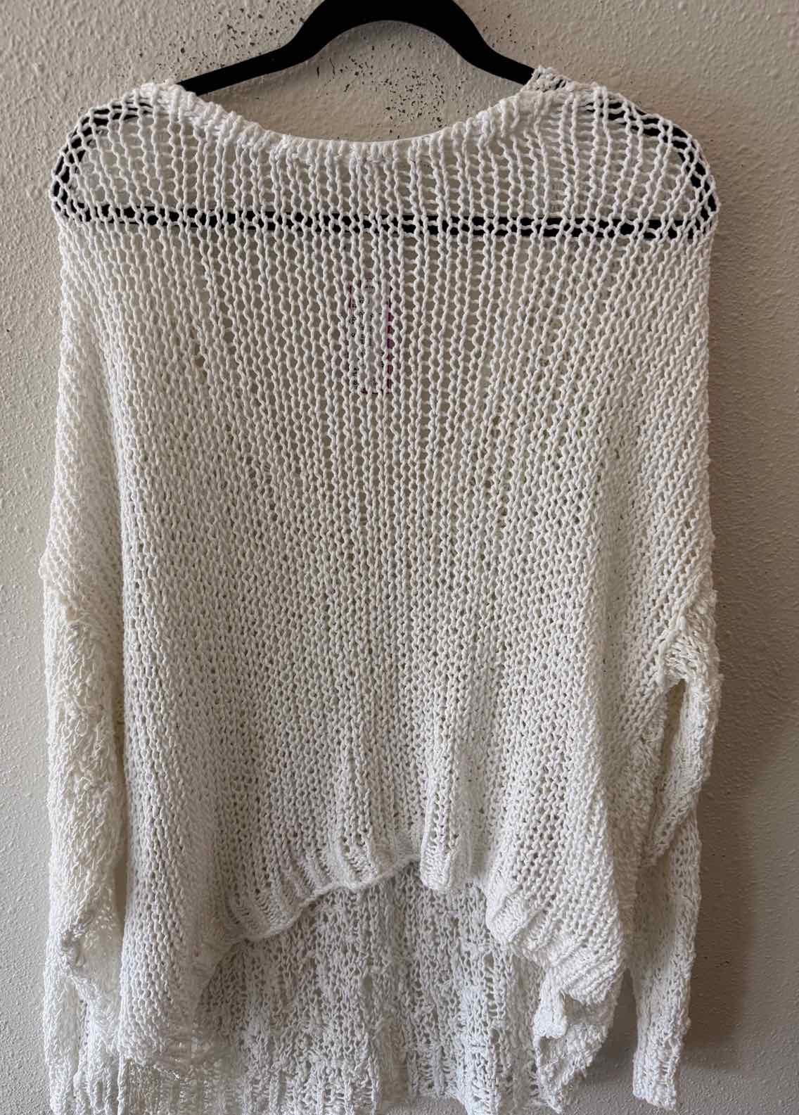 Free People White Size S Shirt