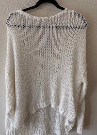 Free People White Size S Shirt