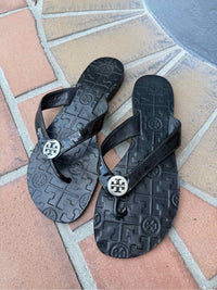 Tory Burch Black Size 7 Sandals