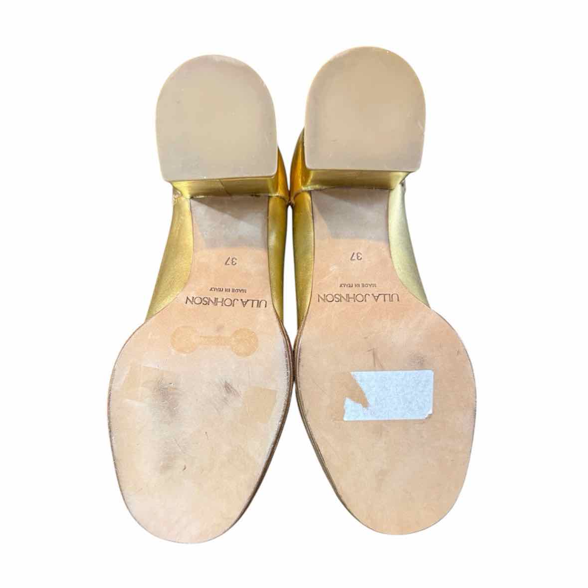ULLA JOHNSON metallic gold Size 37 Shoes