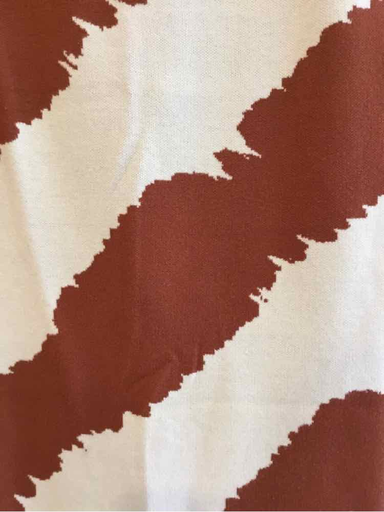 blanc clothing Off White and Brown Size S Skirt