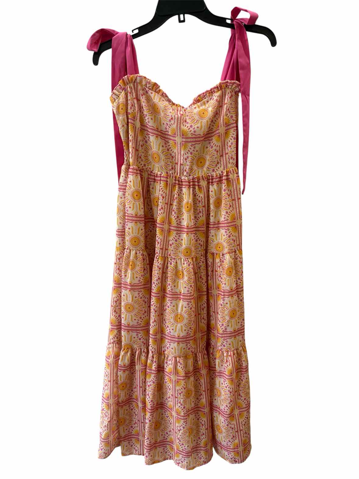 Fore Yellow and PInk Size S Dress